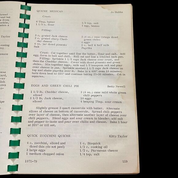 Vtg Cookbook Memorial Area Newcomers Club Houston Texas 1979 Spiral 232 Pages - Picture 7 of 8